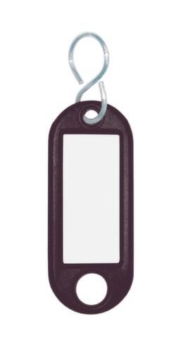 WEDO Schlüsselanhänger mit S-Haken, schwarz Standard 1 L
