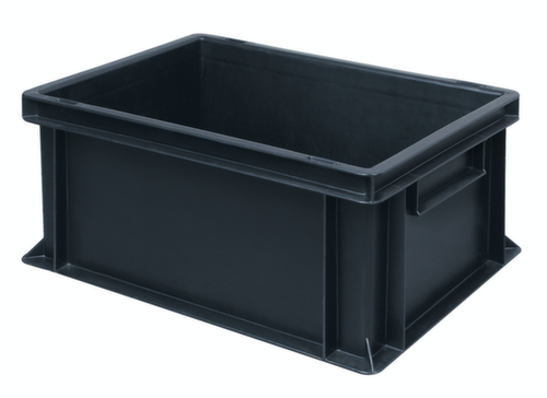 ESD-Stapelbehälter, schwarz, Inhalt 21 l Standard 1 L