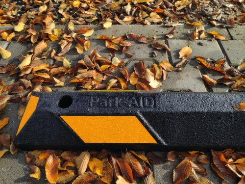 Moravia Parkplatzbegrenzung Park-AID®, Breite 900 mm, schwarz/gelb Detail 1 L