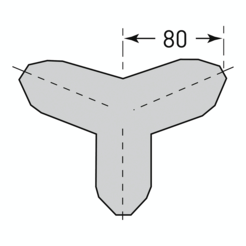 Eckenschutz Technische Zeichnung 1 L
