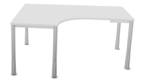 Nowy Styl Höhenverstellbarer Freiform-Schreibtisch E10 mit 4-Fußgestell aus Rundrohr