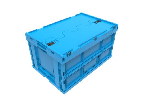 Walther Faltsysteme Faltbox, blau, Inhalt 66 l, Klappdeckel Standard 2 L