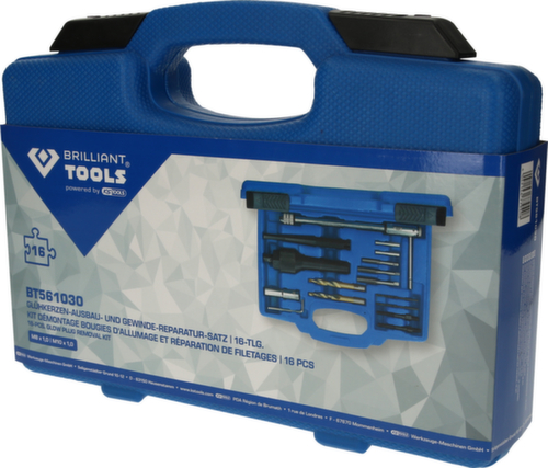 Brilliant Tools Glühkerzen-Ausbau- und Gewinde-Reparatur-Satz Standard 8 L