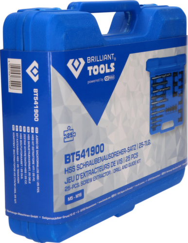 Brilliant Tools HSS Schraubenausdreher-Satz Standard 9 L