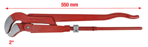 45° gewinkelte Eckrohrzange Standard 2 L