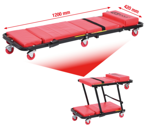 Fahrbare Liege und Klappsitz Standard 2 L