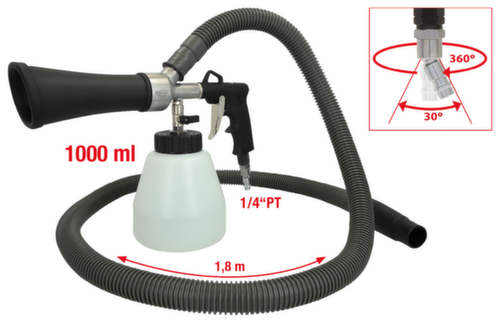 Druckluft-Reinigungs-Pistolen-Satz mit Absaugvorrichtung Standard 2 L