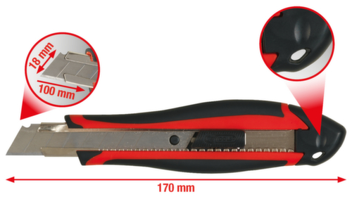 KS Tools Universal-Abbrechklingen-Messer 18 mm Standard 2 L