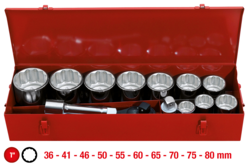 1" Steckschlüssel-Satz Standard 2 L