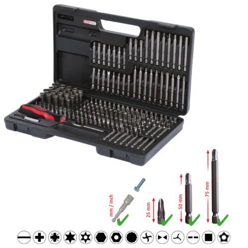 1/4" Bit-Satz Standard 2 L