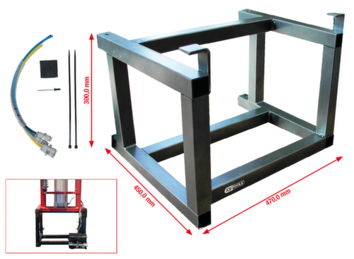 KS Tools Unterstellbock für Druckluft-Stand-Federspanner für 500.8800 Standard 3 L