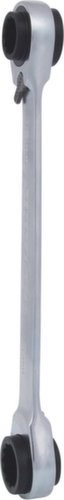 4 in 1 GEARplus umschaltbar Doppel-Ratschenringschlüssel Standard 4 L