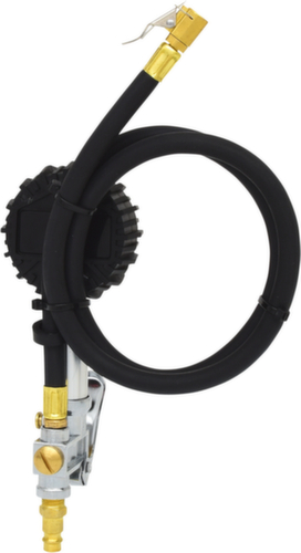 KS Tools Digitaler Druckluft-Reifenfüllmesser Standard 4 L