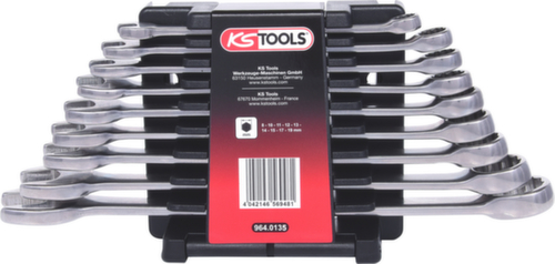 KS Tools EDELSTAHL Ringmaulschlüssel-Satz Standard 2 L