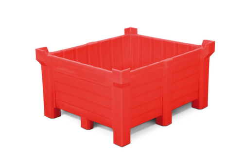 Stapelbehälter, rot, Inhalt 400 l Standard 1 L