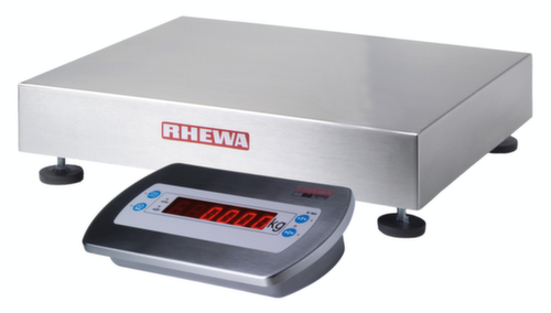 Rhewa Plattformwaage 833A mit separatem Auswertegerät, Wägebereich 60 kg