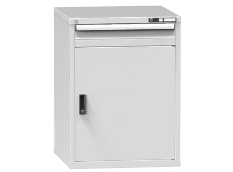 Schubladenschrank Topas B, 1 Schublade(n), RAL7035 Lichtgrau/RAL7035 Lichtgrau