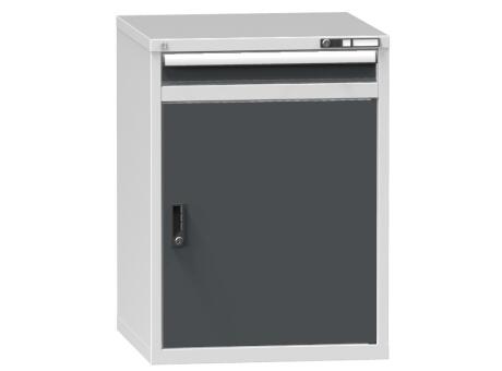 Schubladenschrank Topas B, 1 Schublade(n), RAL7035 Lichtgrau/RAL7016 Anthrazitgrau
