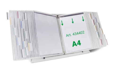 tarifold Tisch-Sichttafelsystem, mit 40 Sichttafeln in DIN A4 Standard 1 L