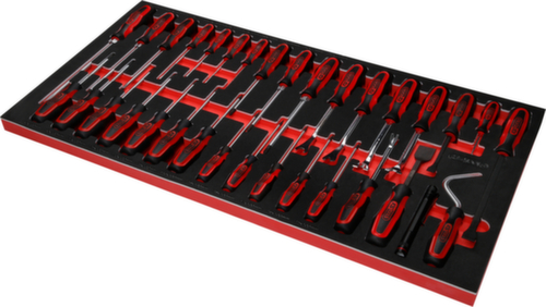 KS Tools Performanceplus Werkstattwagen-Satz P25 mit 564 Werkzeugen für 8 Schubladen Standard 4 L