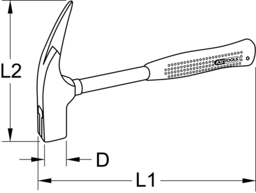 KS Tools Latthammer Standard 5 L