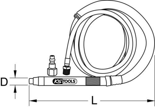 Druckluft-Stiftschleifer Standard 6 L