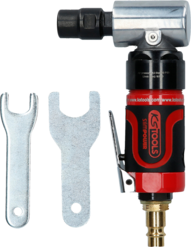 KS Tools SlimPOWER Mini-Druckluft-Winkelstabschleifer Standard 6 L