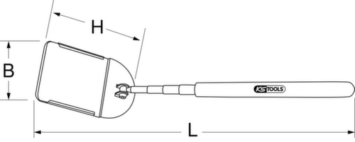 Teleskop-Inspektionsspiegel Standard 6 L