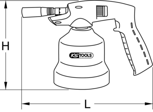 KS Tools Universal-Kartuschenlötgerät Standard 6 L