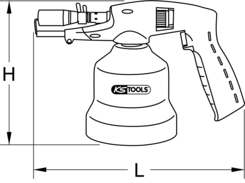 Universal-Kartuschenlötgerät mit Piezo-Zündung Standard 6 L