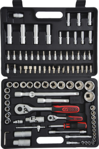 KS Tools 1/4"+1/2" Steckschlüssel-Satz Standard 6 L