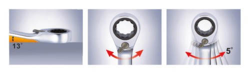 DUO GEARplus Ringmaulschlüssel Standard 8 L