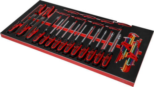 KS Tools Performanceplus Werkstattwagen-Satz P25 mit 564 Werkzeugen für 8 Schubladen Standard 6 L