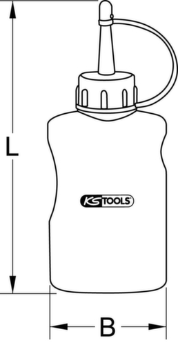 KS Tools Druckluftwerkzeug-Öl Standard 8 L