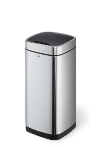 Durable Sensor-Abfallbehälter NO TOUCH aus Edelstahl, 35 l, metallic-silber