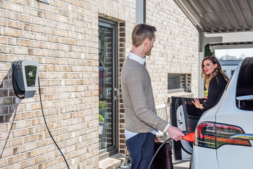 E-Auto-Ladestation Energy Control vernetzbare Business-Solution, Typ 2 Milieu 3 L