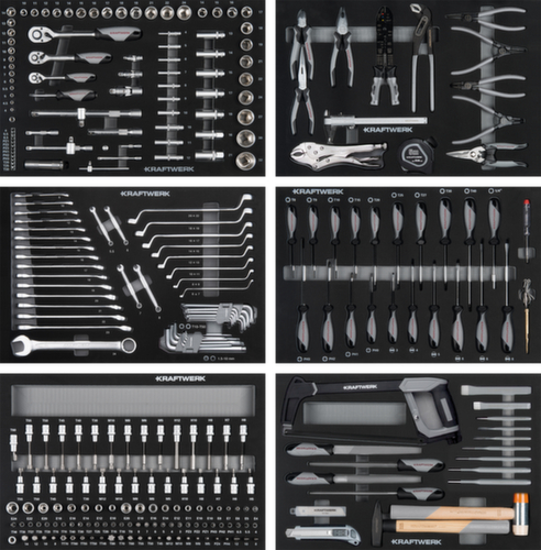 Werkzeug-Zusammenstellung EVA 301-tlg. Standard 1 L