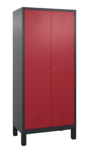 C+P Garderobenschrank Evolo mit 2 gemeinsam verschließbaren Abteilen, Abteilbreite 400 mm