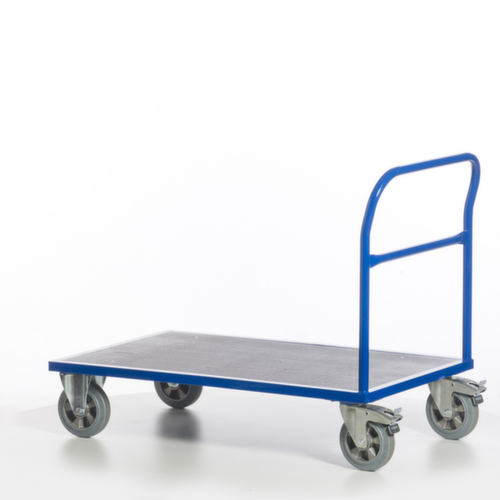 Rollcart Schiebebügelwagen mit rutschfester Ladefläche, Traglast 1200 kg, Ladefläche 1000 x 700 mm Standard 8 L