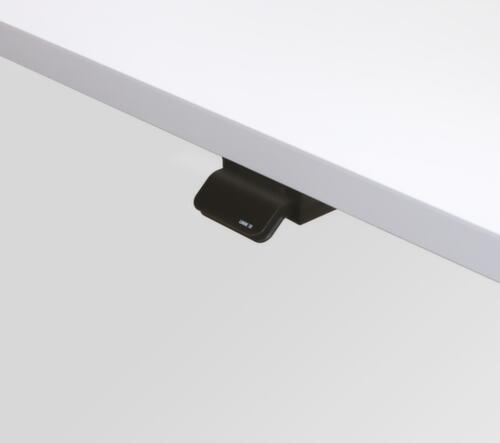 Elektrisch höhenverstellbarer Konferenztisch, Breite x Tiefe 2200 x 1030 mm, Platte Buche Detail 2 L