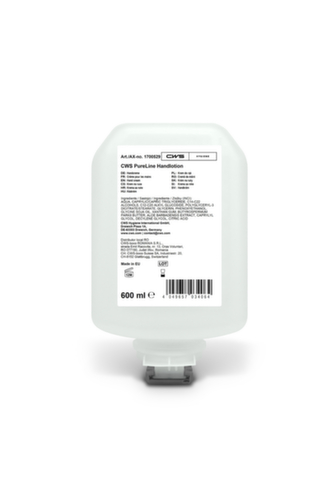CWS Creme PureLine, 0,6 l, Feuchtigkeitsspendend und dermatologisch getestet Standard 1 L