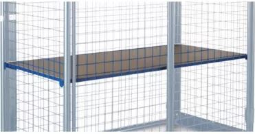Raja Holzboden für Rollbehälter, Breite x Tiefe 1100 x 600 mm Standard 1 L