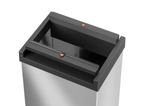 Hailo Abfallbehälter Big-Box Swing XL mit selbstschließendem Schwingdeckel, 52 l Detail 1 L