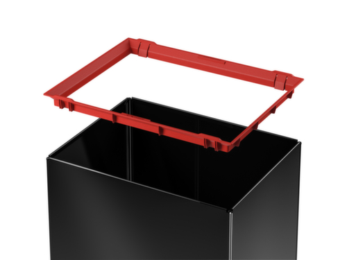 Hailo Abfallbehälter Big-Box Swing XL mit selbstschließendem Schwingdeckel, 52 l, schwarz Detail 5 L
