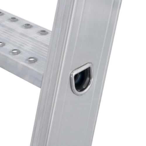 Krause Stufen-Doppelleiter STABILO® Professional, 2 x 7 Stufen mit R13-Belag Detail 4 L