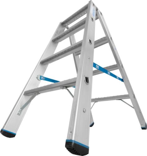 Krause Stufen-Doppelleiter STABILO® Professional, 2 x 4 Stufen mit R13-Belag Standard 3 L