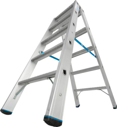Krause Stufen-Doppelleiter STABILO® Professional, 2 x 5 Stufen mit R13-Belag Standard 3 L