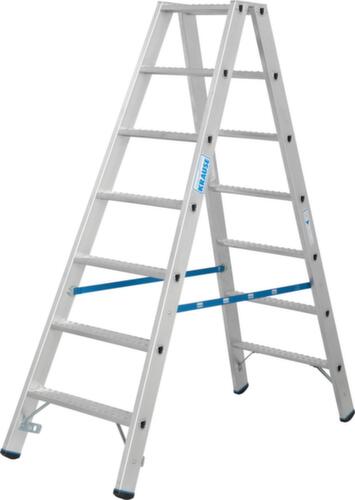 Krause Stufen-Doppelleiter STABILO® Professional, 2 x 7 Stufen mit R13-Belag Standard 2 L