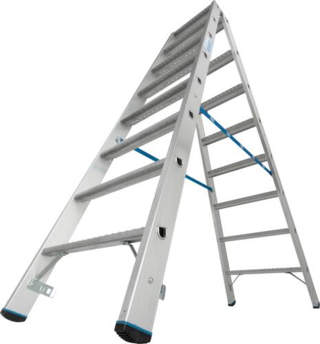 Krause Stufen-Doppelleiter STABILO® Professional, 2 x 8 Stufen mit R13-Belag Standard 3 L