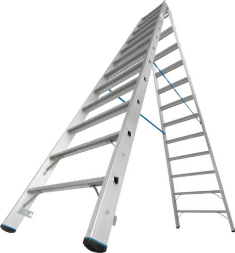 Krause Stufen-Doppelleiter STABILO® Professional, 2 x 12 Stufen mit R13-Belag Standard 3 L